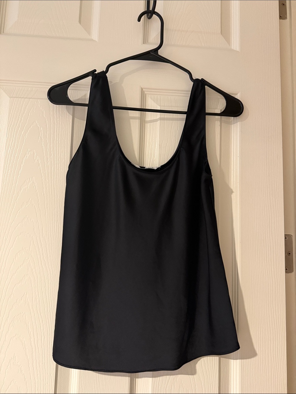 Abercrombie & Fitch Black Scoop Neck Shell Tank Top